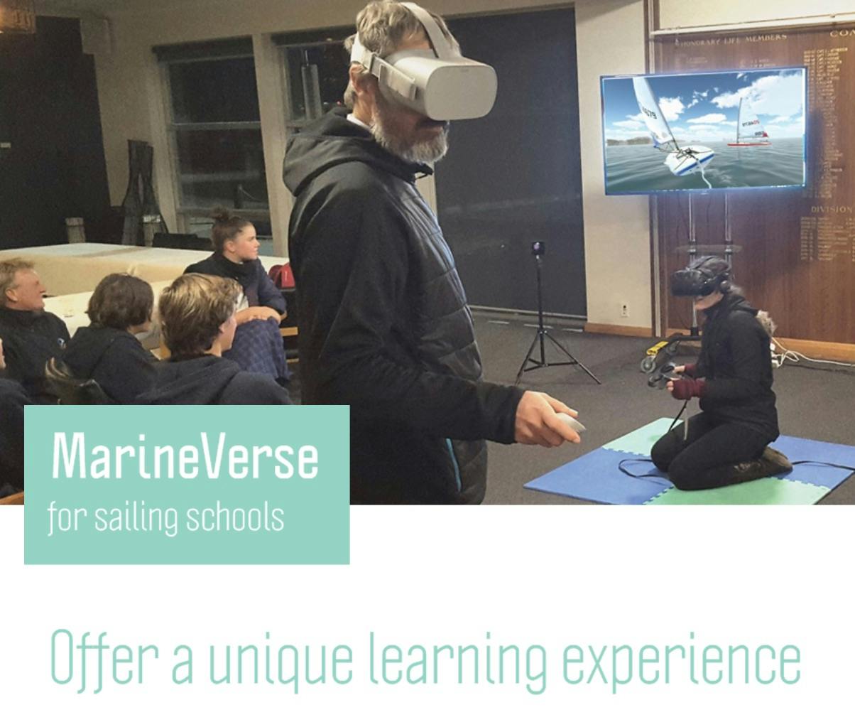 VR for sailing schools